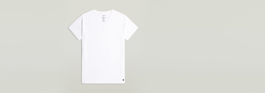 lot de 3 t-shirts col v
