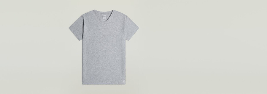 lot de 3 t-shirts col v