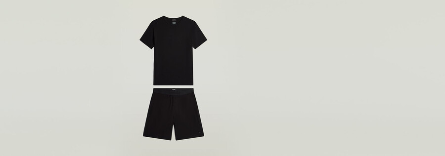 ensemble t-shirt et pyjama court
