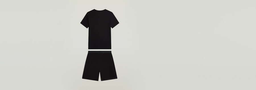 ensemble t-shirt et pyjama court