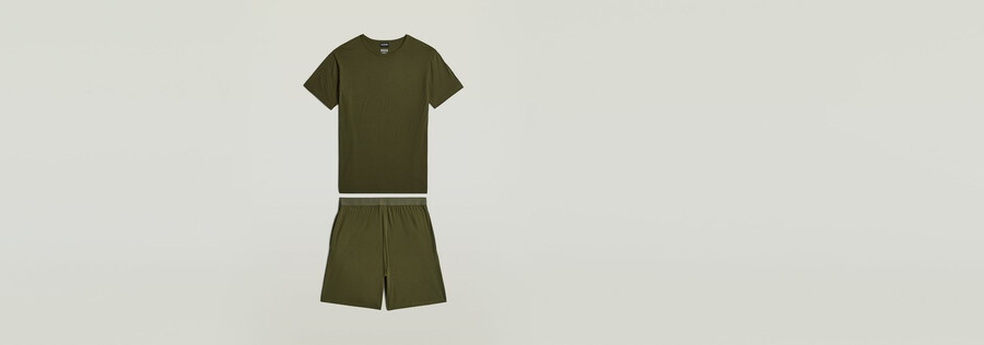 ensemble t-shirt et pyjama court