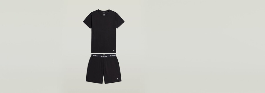 ensemble t-shirt et pyjama court