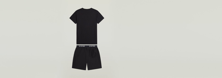 ensemble t-shirt et pyjama court