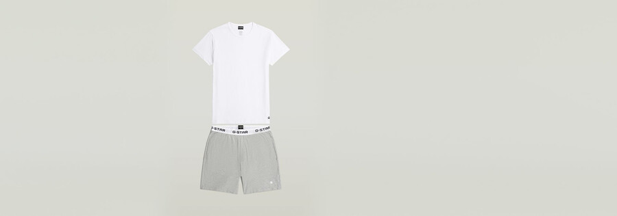 ensemble t-shirt et pyjama court