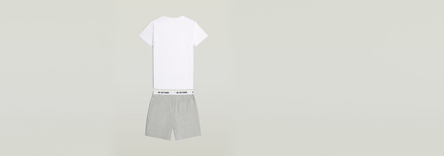 ensemble t-shirt et pyjama court