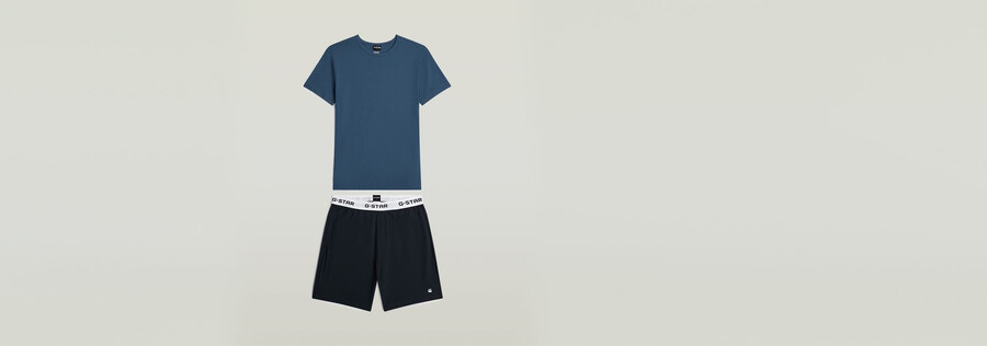 ensemble t-shirt et pyjama court