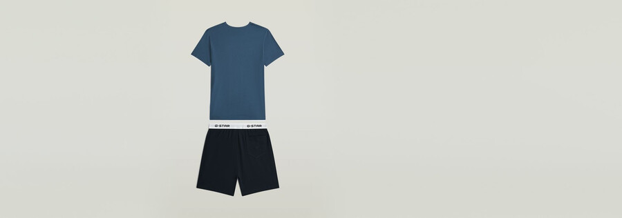 ensemble t-shirt et pyjama court