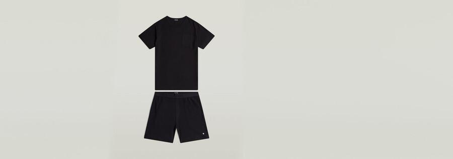 ensemble t-shirt et pyjama court