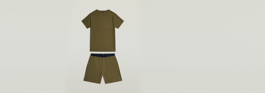 ensemble t-shirt et pyjama court