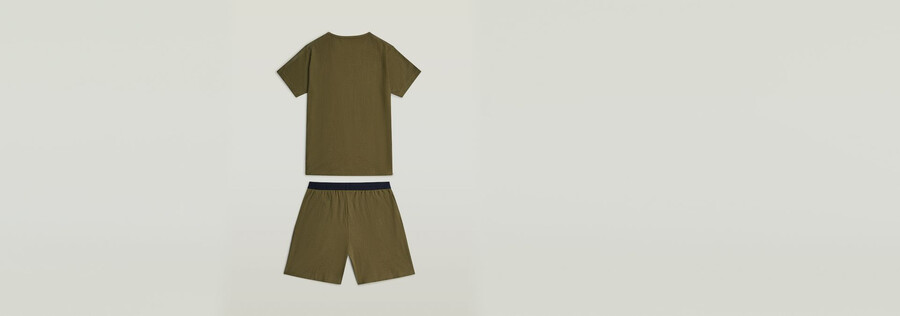 ensemble t-shirt et pyjama court